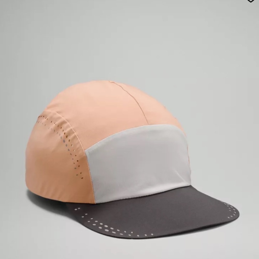 lululemon athletica Peach, White & Charcoal Performance Cap